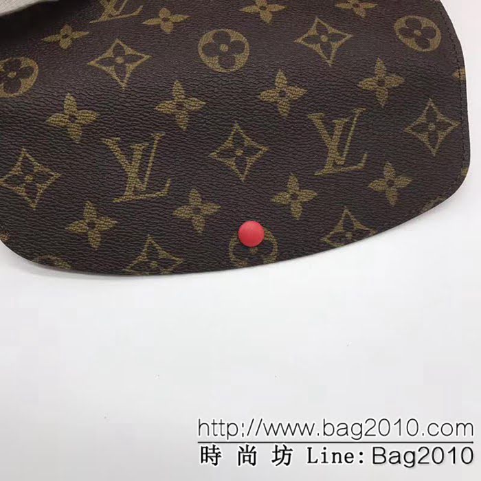 路易威登LV頂級原單 M60696大紅海外原單私貨代購級品質實物拍攝 女士錢包 ZY1065